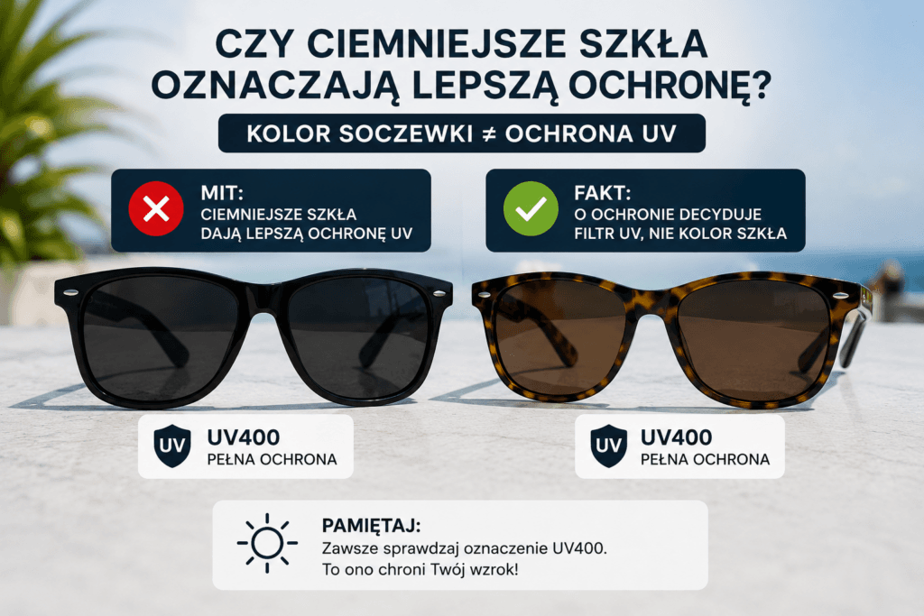 Czy ciemniejsze szkła oznaczają lepszą ochronę